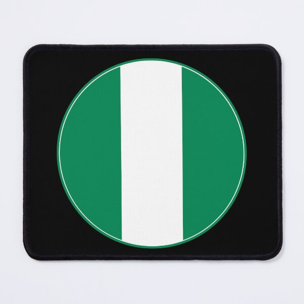Item preview, Nigeria Flag Round Design designed and sold by NTGUILTY.