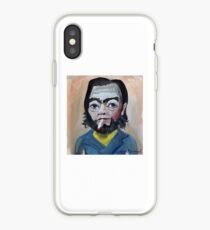 Julio Cortázar portrait iPhone Case