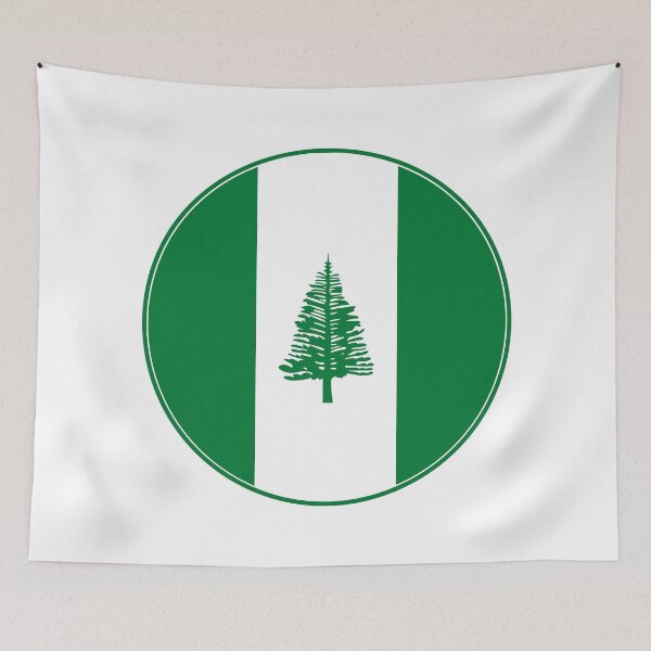 Item preview, Norfolk Island Flag Round Design designed and sold by NTGUILTY.