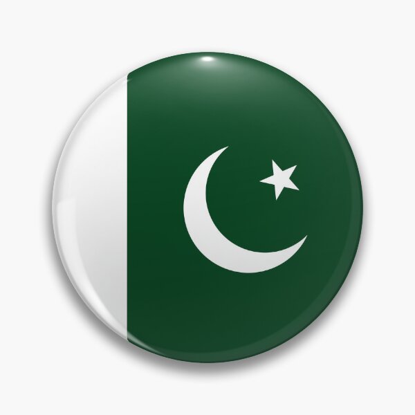 Item preview, Pakistan Flag Round Design designed and sold by NTGUILTY.
