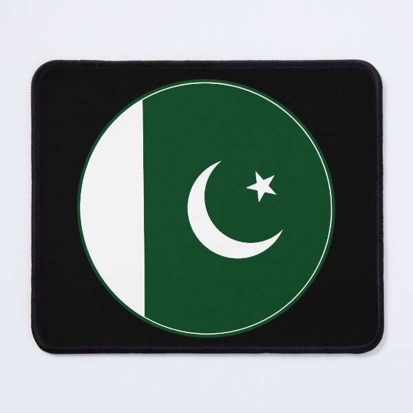 Item preview, Pakistan Flag Round Design designed and sold by NTGUILTY.
