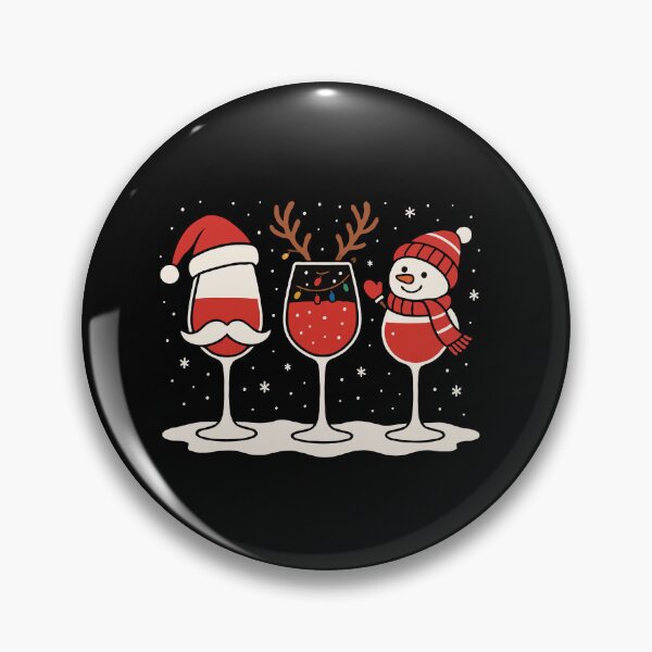 Artikelvorschau, Lustiges Weihnachtsweinglas-Trio – Weihnachtsmann, Rentier & Schneemann | Niedliches Geschenk für Weinliebhaber | Festliches Design für die Weihnachtsfeier entworfen und verkauft von BrainBubbleArt.