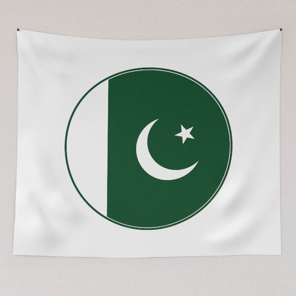 Item preview, Pakistan Flag Round Design designed and sold by NTGUILTY.