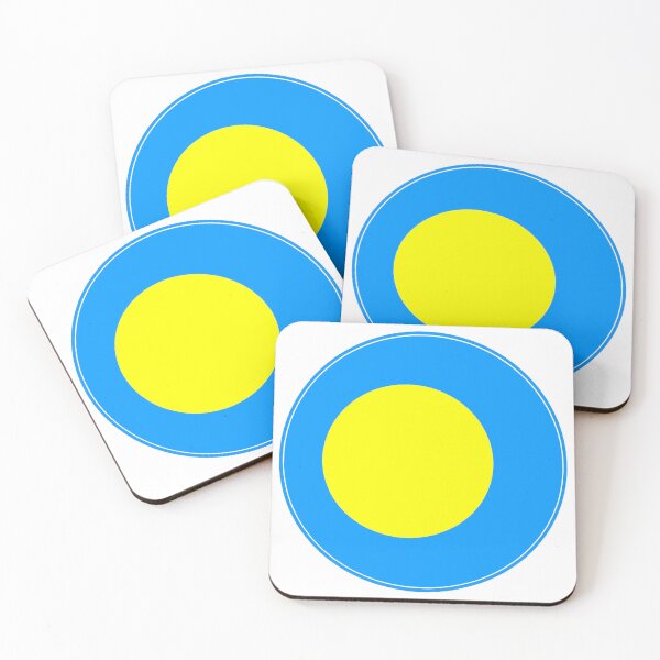 Item preview, Palau Flag Round Design designed and sold by NTGUILTY.
