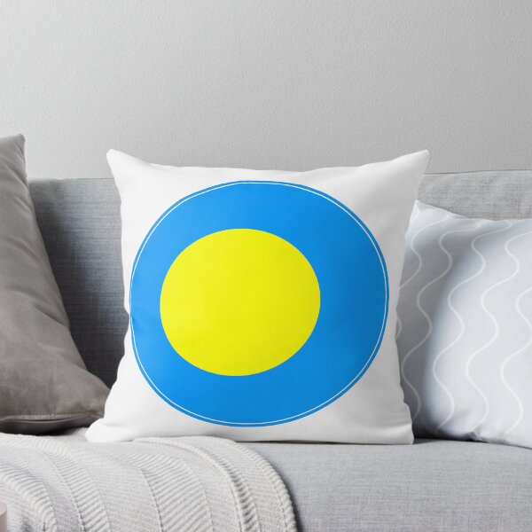 Item preview, Palau Flag Round Design designed and sold by NTGUILTY.
