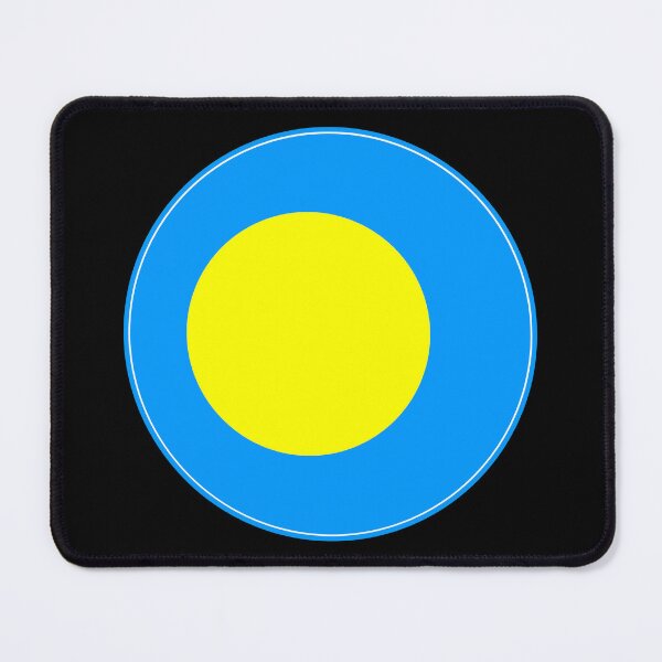 Item preview, Palau Flag Round Design designed and sold by NTGUILTY.