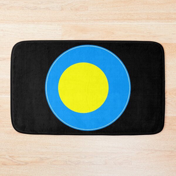 Item preview, Palau Flag Round Design designed and sold by NTGUILTY.