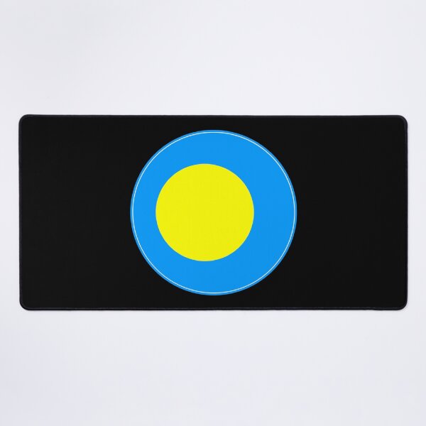 Item preview, Palau Flag Round Design designed and sold by NTGUILTY.