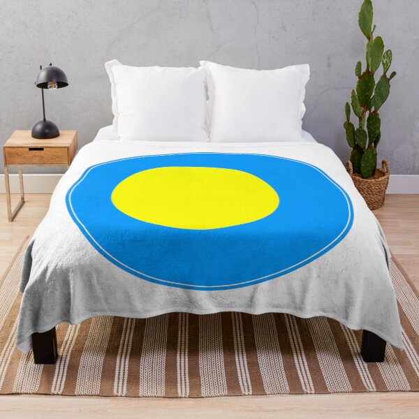 Item preview, Palau Flag Round Design designed and sold by NTGUILTY.
