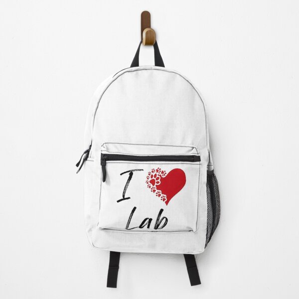 Item preview, I Love Lab T-Shirt - Lab Paw Print Heart Design Tee - Cute Dog Lover Gift designed and sold by jinaru3.