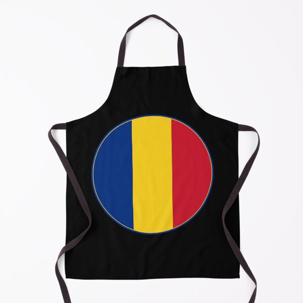 Item preview, Romania Flag Round Design designed and sold by NTGUILTY.