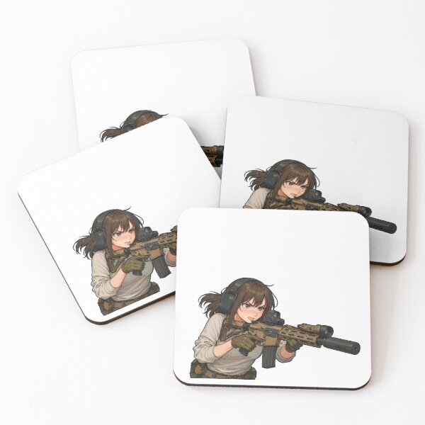 Item preview, PEW PEW GIRL – Cute, Loud, and Ready to Fire designed and sold by RAWLIFEGRAPHIC.