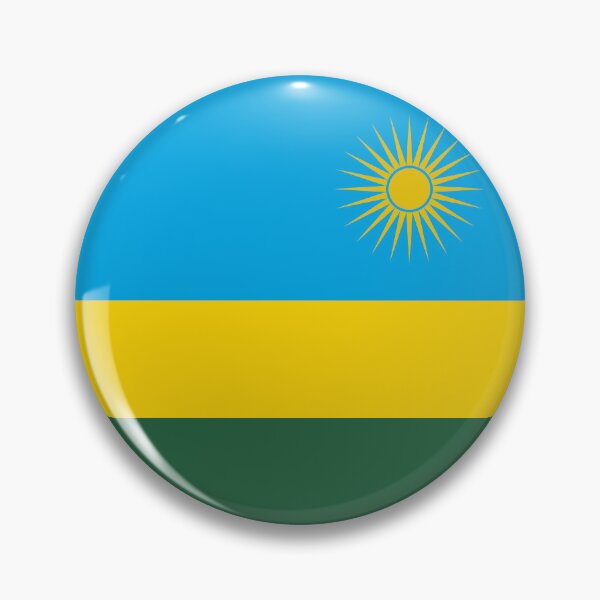 Item preview, Rwanda Flag Round Design designed and sold by NTGUILTY.