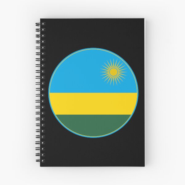 Item preview, Rwanda Flag Round Design designed and sold by NTGUILTY.
