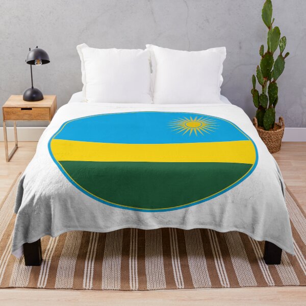 Item preview, Rwanda Flag Round Design designed and sold by NTGUILTY.