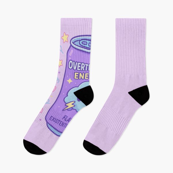 Item preview, Overthinker Energy – Existential Grape designed and sold by PrintHorizonD.