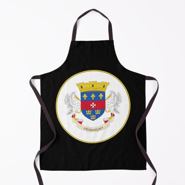 Item preview, Saint Barthelemy Flag Round Design designed and sold by NTGUILTY.