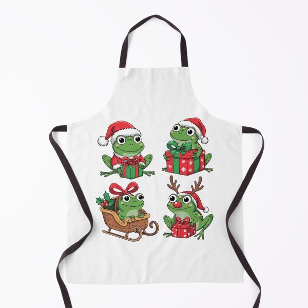 Item preview, Festive Santa Frogs Christmas Squad – Cute Holiday Design designed and sold by Designorado.