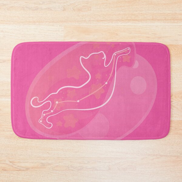 Item preview, Minimalist Kitten Silhouette over Pink designed and sold by Oni Figments.