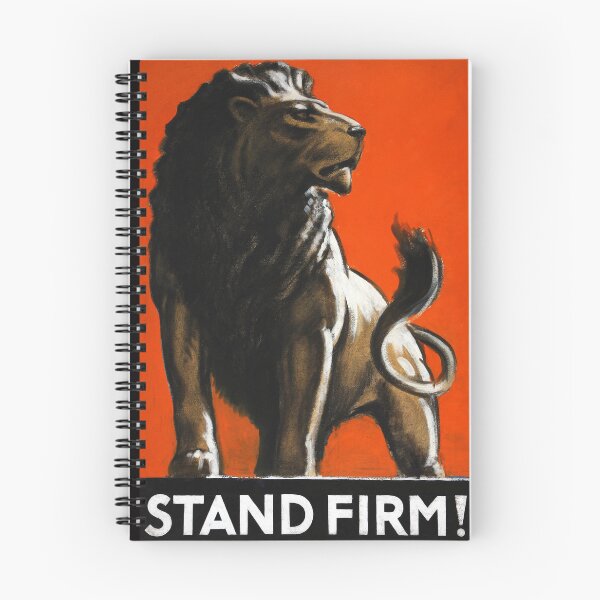 Item preview, Stand firm Vintage poster designed and sold by TwoMagpiesShop.