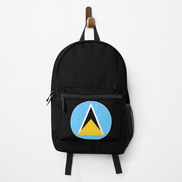 Item preview, Saint Lucia Flag Round Design designed and sold by NTGUILTY.