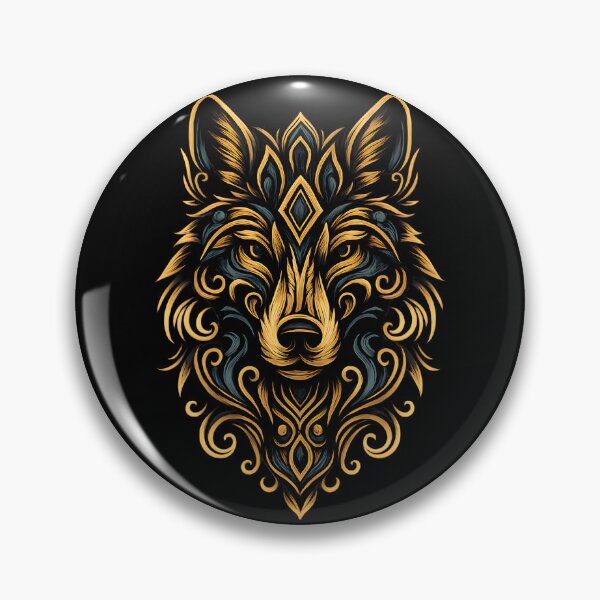 Artikelvorschau, Goldener Stammeswolf entworfen und verkauft von darkan1.