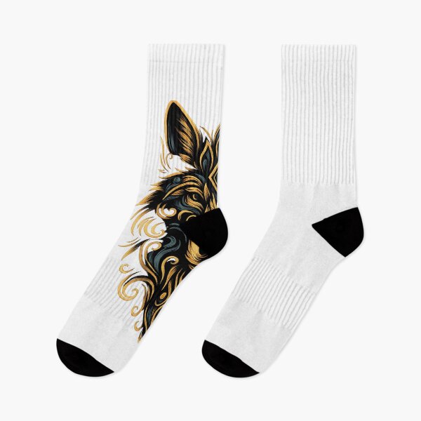 Item preview, Golden Tribal Wolf designed and sold by darkan1.