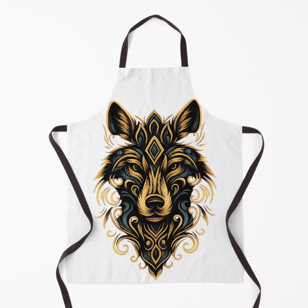 Item preview, Golden Tribal Wolf designed and sold by darkan1.