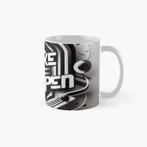 Item preview, Make It Happen - Bold Black White Motivational Art | Modern Typography designed and sold by EchoAesthetics.