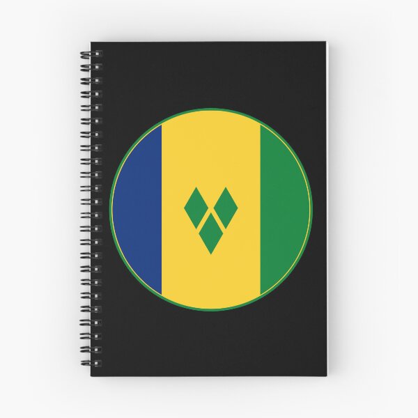 Item preview, Saint Vincent and the Grenadines Flag Round Design designed and sold by NTGUILTY.