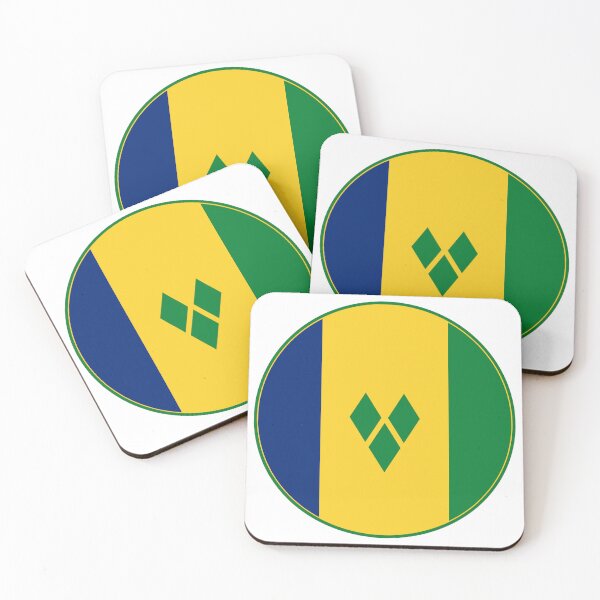 Item preview, Saint Vincent and the Grenadines Flag Round Design designed and sold by NTGUILTY.