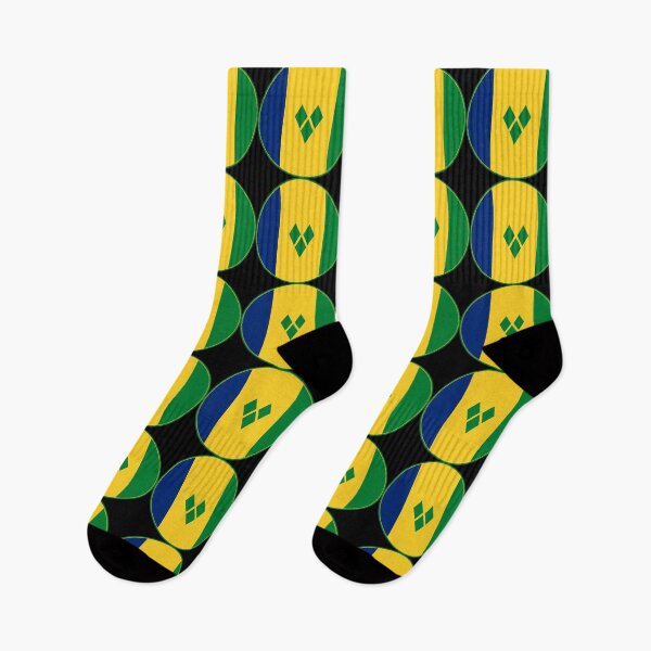 Item preview, Saint Vincent and the Grenadines Flag Round Design designed and sold by NTGUILTY.