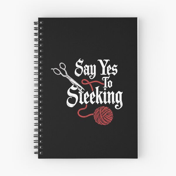 Item preview, Say YES to Steeking Funny Knitters Design designed and sold by MimsTees.