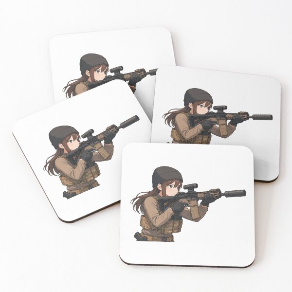 Item preview, PEW PEW GIRL – Cute, Loud, and Ready to Fire designed and sold by RAWLIFEGRAPHIC.