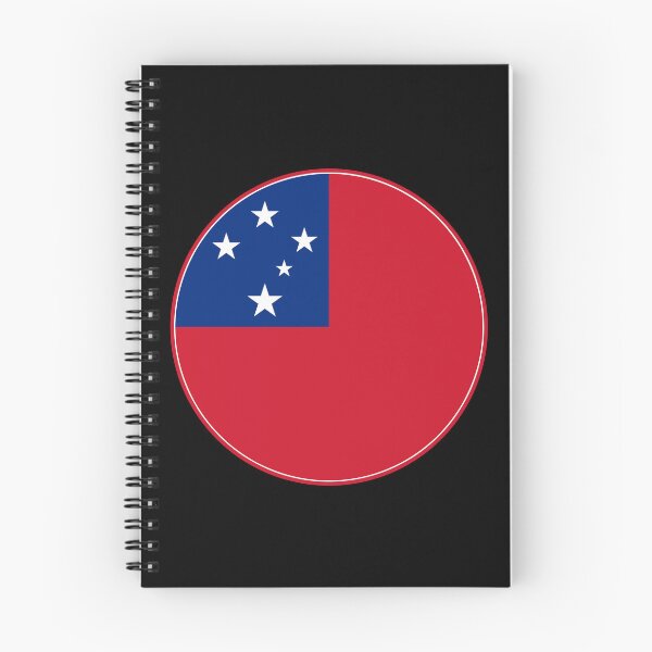 Item preview, Samoa Flag Round Design designed and sold by NTGUILTY.
