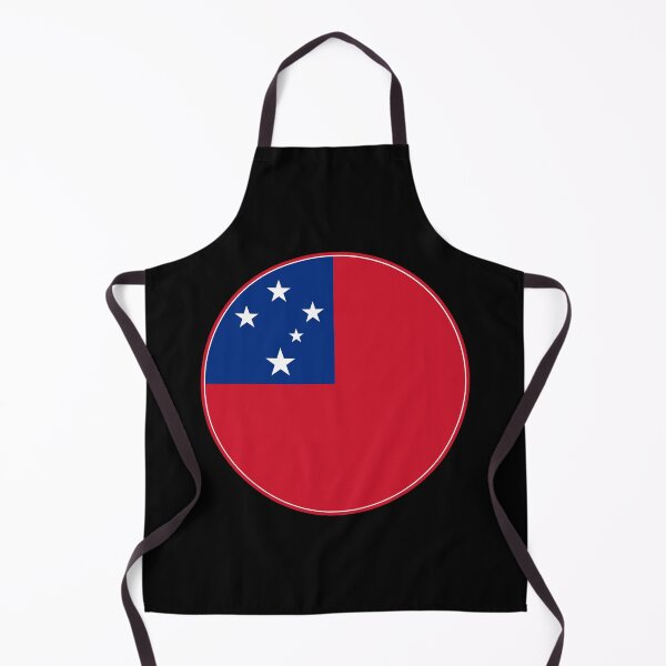 Item preview, Samoa Flag Round Design designed and sold by NTGUILTY.