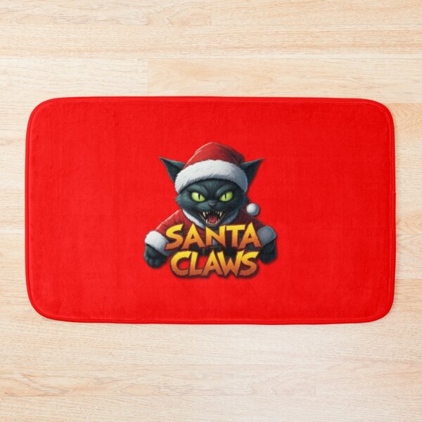 Item preview, Black Cat Santa Claws Christmas designed and sold by PunStitch.