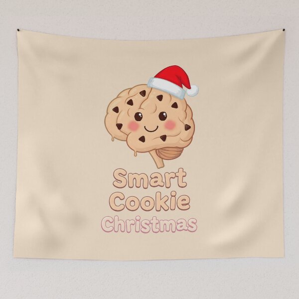Item preview, Smart Cookie Christmas | Cute Brain Cookie | Funny Holiday Neuroscience Gift designed and sold by PureBrain.