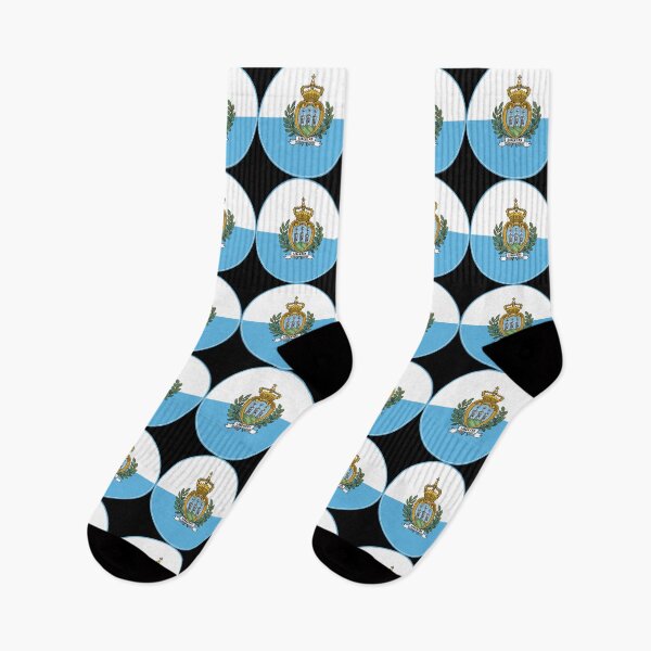 Item preview, San Marino Flag Round Design designed and sold by NTGUILTY.