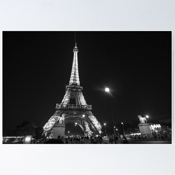 Item preview, Eiffel Tower Black and White by Ein designed and sold by EinMM.