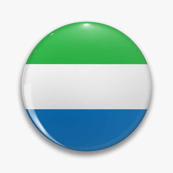 Aperçu de l'œuvre Drapeau rond de la Sierra Leone créée et vendue par NTGUILTY.