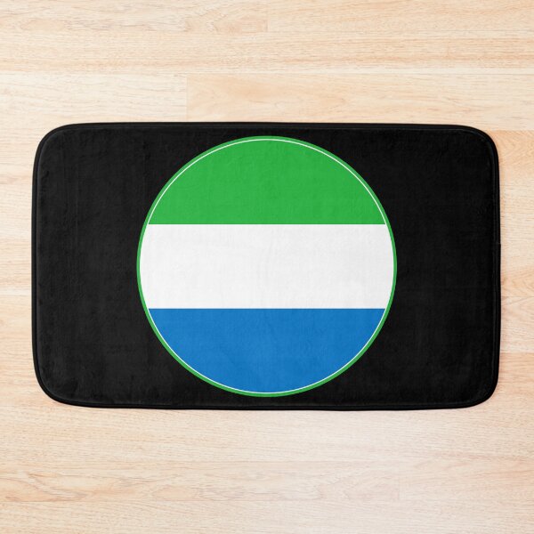 Item preview, Sierra Leone Flag Round Design designed and sold by NTGUILTY.