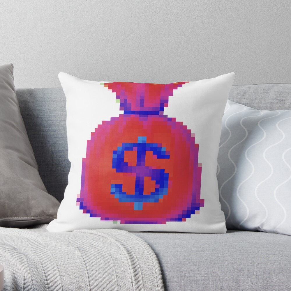 Emoboxes 3 bag by RootCat (purple shade) Throw Pillow