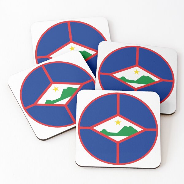 Item preview, Sint Eustatius Flag Round Design designed and sold by NTGUILTY.