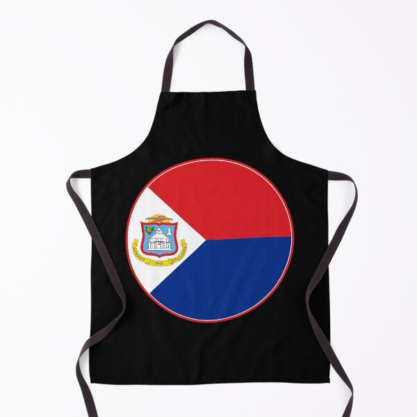 Item preview, Sint Maarten Flag Round Design designed and sold by NTGUILTY.