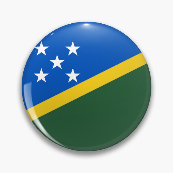 Item preview, Solomon Islands Flag Round Design designed and sold by NTGUILTY.