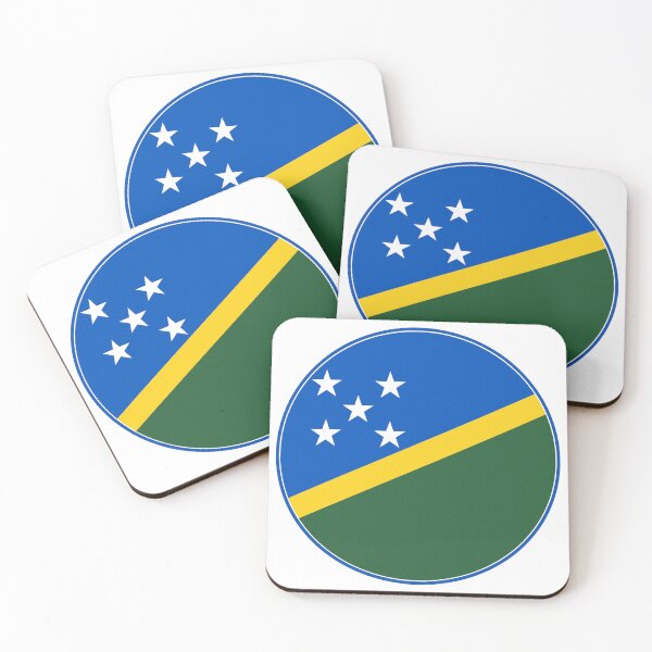 Item preview, Solomon Islands Flag Round Design designed and sold by NTGUILTY.