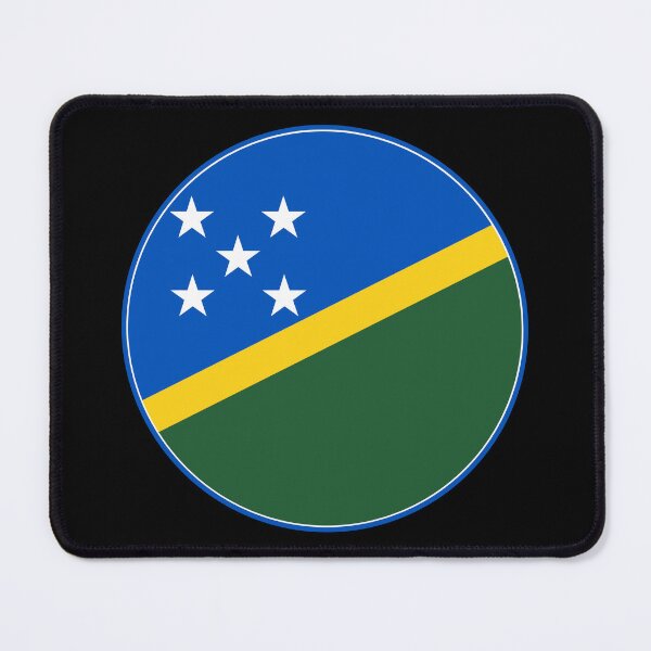 Item preview, Solomon Islands Flag Round Design designed and sold by NTGUILTY.