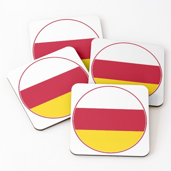 Item preview, South Ossetia Flag Round Design designed and sold by NTGUILTY.