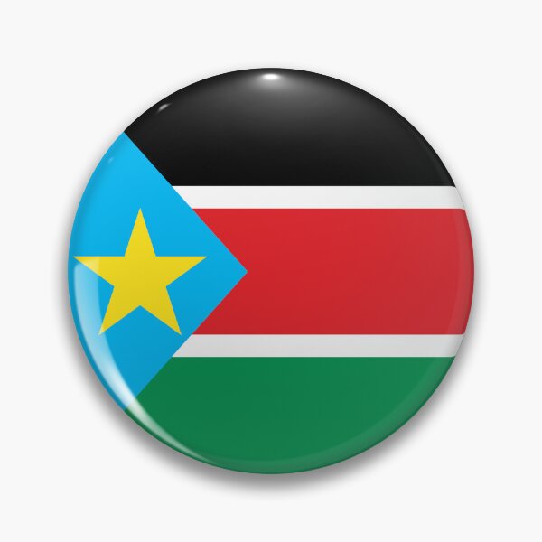 Item preview, South Sudan Flag Round Design designed and sold by NTGUILTY.